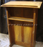 Antique Oak Wood church lectern in gothic style